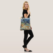 Vincent van Gogh - Olijfbomen: Heldere blauwe heme Tote Bag (Op model)