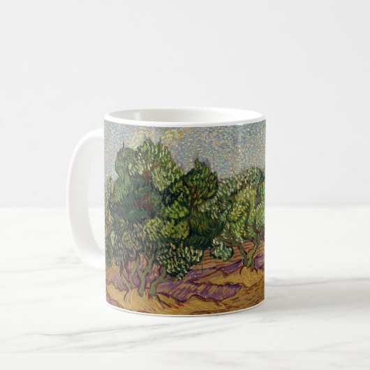 Vincent van Gogh - Olijfbomen Koffiemok (Voorkant links)