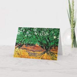 Vincent Van Gogh - Olijfbomen Kunstschilderij Kaart