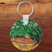 Vincent Van Gogh - Olijfbomen Kunstschilderij Sleutelhanger (Voorkant)