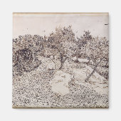 Vincent van Gogh | Olijfbomen Magneet (Voorkant)