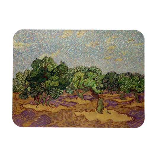 Vincent van Gogh - Olijfbomen Magneet (Horizontaal)
