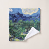 Vincent van Gogh - Olijfbomen met de Alpilles Bad Handdoek (Wasdoekje)