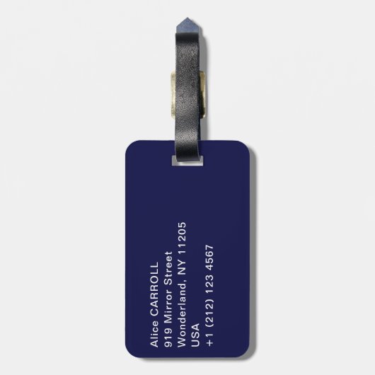 Vincent van Gogh - Olijfbomen met de Alpilles Bagagelabel (Achterkant verticaal)