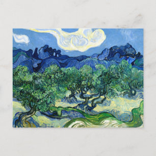 Vincent van Gogh, Olijfbomen met de Alpilles Briefkaart