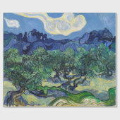 Vincent van Gogh - Olijfbomen met de Alpilles Cadeaupapier (Vlak)