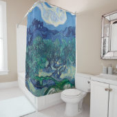 Vincent Van Gogh - Olijfbomen met de Alpilles Douchegordijn (In situ)