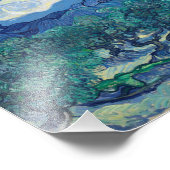 Vincent Van Gogh - Olijfbomen met de Alpilles Foto Afdruk (Hoek)