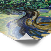 Vincent van Gogh - Olijfbomen met de Alpilles Foto Afdruk (Hoek)