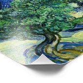 Vincent van Gogh, Olijfbomen met de Alpilles Foto Afdruk (Hoek)