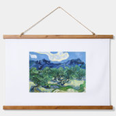 Vincent van Gogh, Olijfbomen met de Alpilles Hangend Wandkleed (Voorkant)