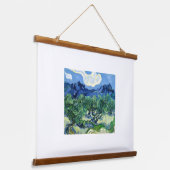 Vincent van Gogh, Olijfbomen met de Alpilles Hangend Wandkleed (Gebogen)