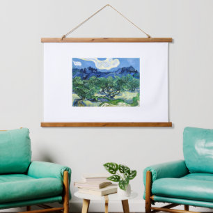 Vincent van Gogh, Olijfbomen met de Alpilles Hangend Wandkleed