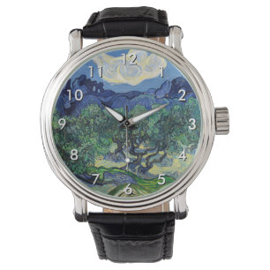 Vincent van Gogh - Olijfbomen met de Alpilles Horloge