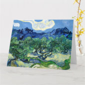 Vincent van Gogh, Olijfbomen met de Alpilles Kaart (Gele Bloem)