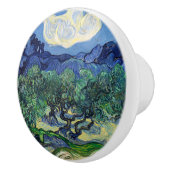 Vincent van Gogh - Olijfbomen met de Alpilles Keramische Knop (Rechts)