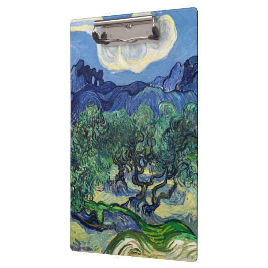 Vincent van Gogh - Olijfbomen met de Alpilles Klembord (Links)