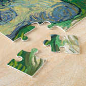 Vincent van Gogh - Olijfbomen met de Alpilles Legpuzzel (Zijkant)