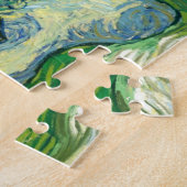 Vincent van Gogh, Olijfbomen met de Alpilles Legpuzzel (Zijkant)