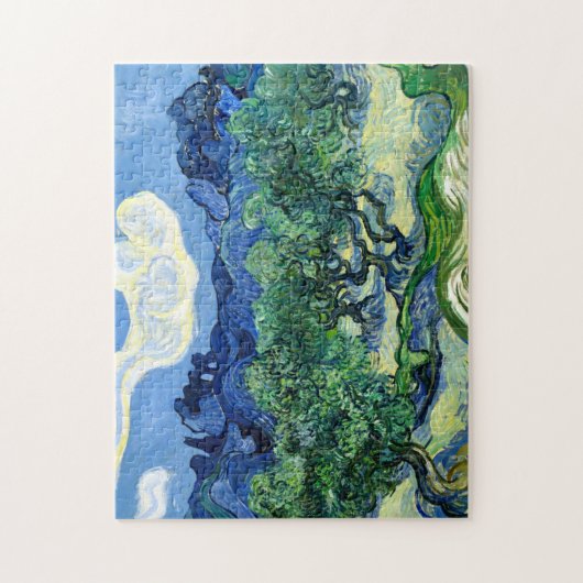 Vincent van Gogh, Olijfbomen met de Alpilles Legpuzzel (Verticaal)