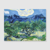 Vincent van Gogh, Olijfbomen met de Alpilles Magnetische Uitnodiging (Voorkant)