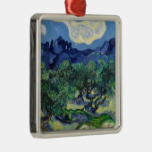 Vincent van Gogh - Olijfbomen met de Alpilles Metalen Ornament (Rechts)