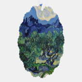 Vincent van Gogh - Olijfbomen met de Alpilles Ornament Kaart (Rechts)