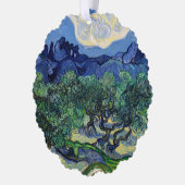 Vincent van Gogh - Olijfbomen met de Alpilles Ornament Kaart (Links)