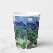 Vincent van Gogh - Olijfbomen met de Alpilles Papieren Bekers (Links)