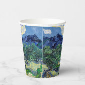 Vincent van Gogh - Olijfbomen met de Alpilles Papieren Bekers (Rechts)