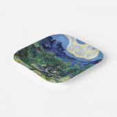 Vincent van Gogh - Olijfbomen met de Alpilles Papieren Bordje (Gebogen)