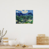 Vincent van Gogh - Olijfbomen met de Alpilles Poster (Keuken)