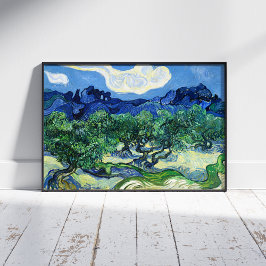 Vincent van Gogh, Olijfbomen met de Alpilles Poster