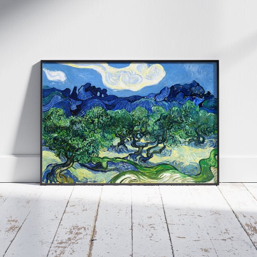 Vincent van Gogh, Olijfbomen met de Alpilles Poster