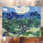 Vincent van Gogh - Olijfbomen met de Alpilles Raamsticker (Vel 2)
