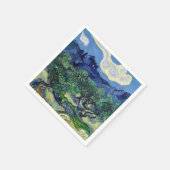 Vincent van Gogh - Olijfbomen met de Alpilles Servet (Hoek)