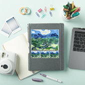 Vincent van Gogh, Olijfbomen met de Alpilles Sticker (iPad Cover)