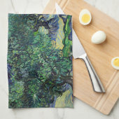 Vincent van Gogh - Olijfbomen met de Alpilles Theedoek (Quarter Fold)