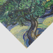 Vincent van Gogh - Olijfbomen met de Alpilles Tissuepapier (Detail)