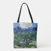 Vincent van Gogh - Olijfbomen met de Alpilles Tote Bag (Achterkant)