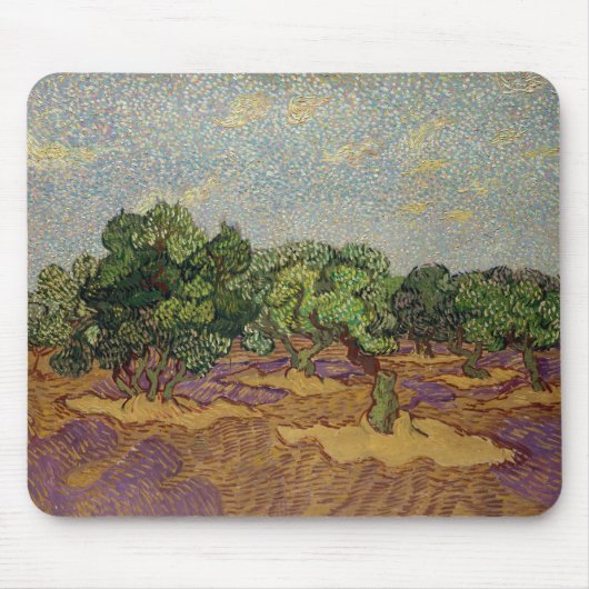Vincent van Gogh - Olijfbomen Muismat (Voorkant)