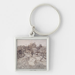 Vincent van Gogh Olijfbomen Sleutelhanger