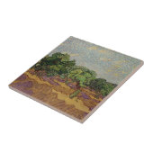 Vincent van Gogh - Olijfbomen Tegeltje (Zijkant)