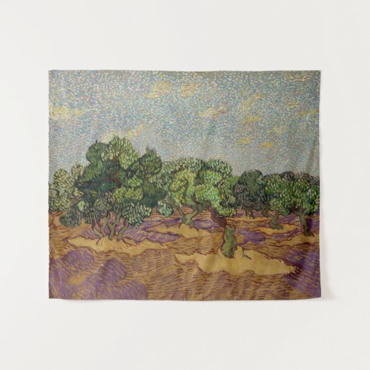 Vincent van Gogh - Olijfbomen Wandkleed (Voorkant (horizontaal))