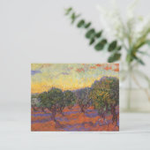 Vincent van Gogh - Olijfboomgaard, oranje lucht (Staand voorkant)