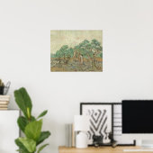Vincent Van Gogh | Olijfboomgaard Poster (Thuiskantoor)