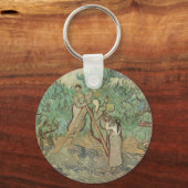 Vincent Van Gogh | Olijfboomgaard Sleutelhanger (Voorkant)