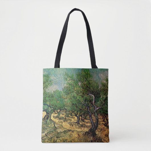 Vincent van Gogh - Olijfboomgaard Tote Bag (Voorkant)
