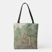 Vincent Van Gogh | Olijfboomgaard Tote Bag (Achterkant)