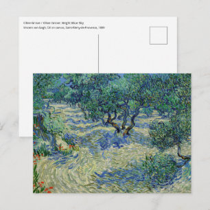 Vincent van Gogh - Olijfgaard Briefkaart